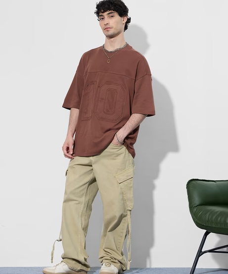 Varsity Rust Super Oversized T-Shirts