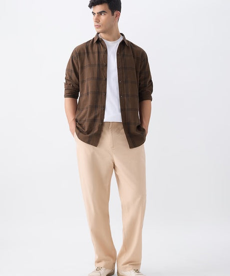Checks Desert Cotton Linen Shirts