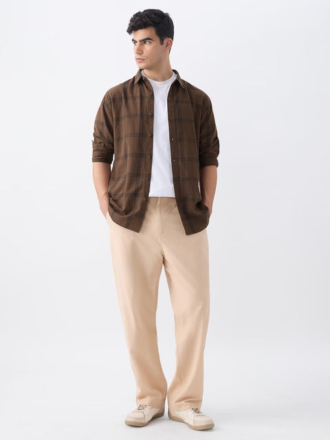 Checks Desert Cotton Linen Shirts