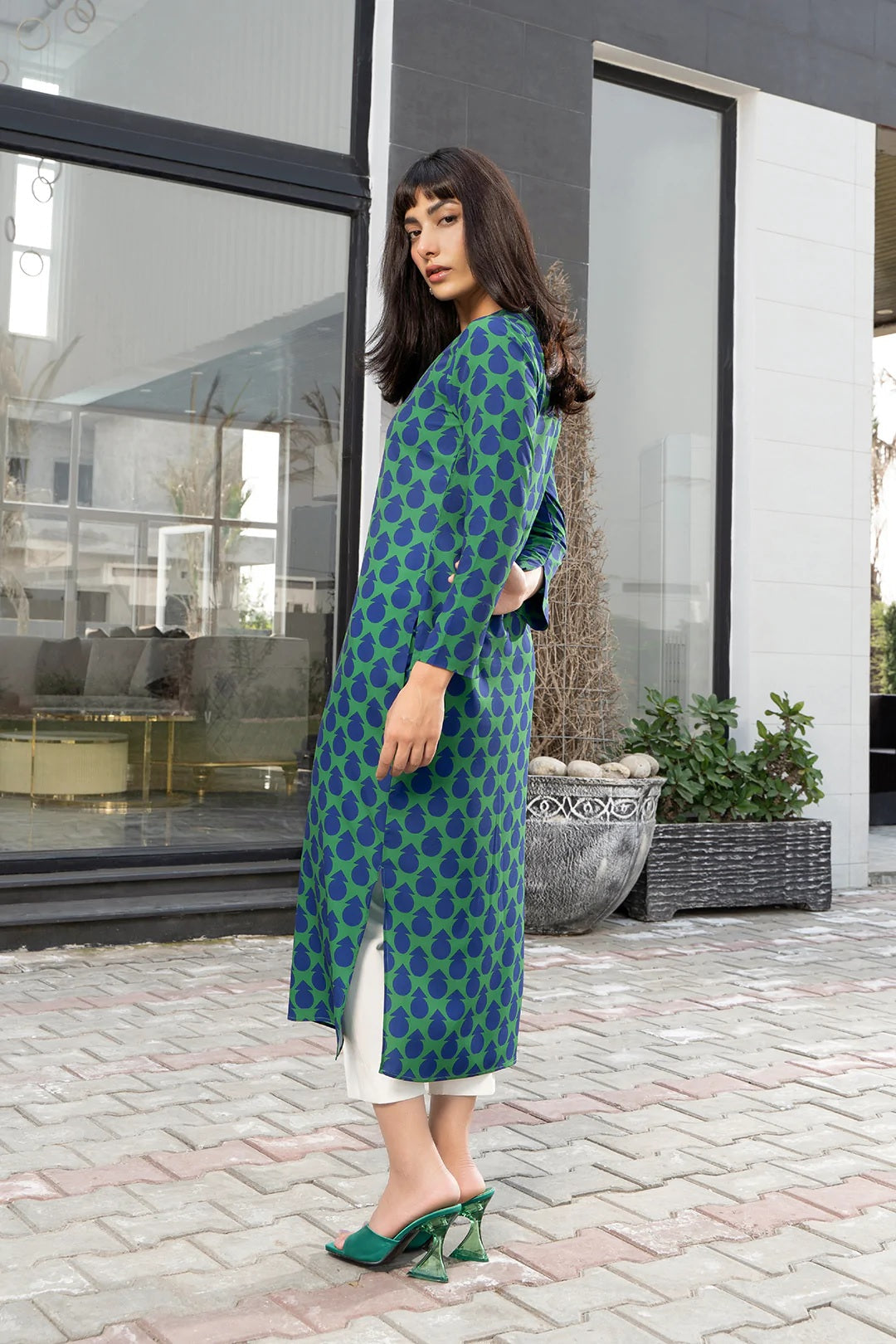 Korean BSY Kaftan - Elegant and Flowing Maxi Dress Caftan For Women's