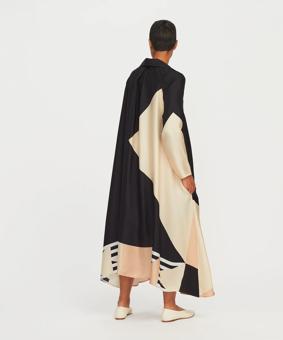 French Crepe Kaftan - Elegant and Flowing Maxi Dress Caftan For Women's