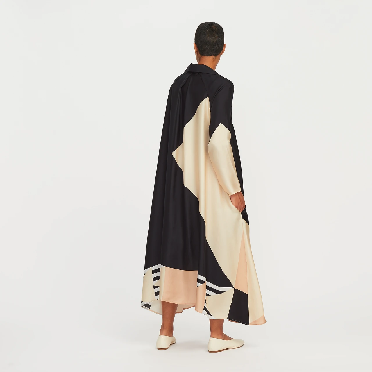 French Crepe Kaftan - Elegant and Flowing Maxi Dress Caftan For Women's