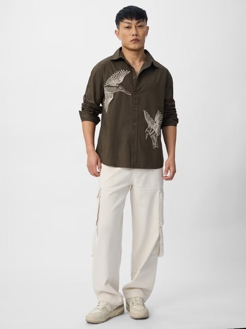 Chestnut Men Relaxed Shirts