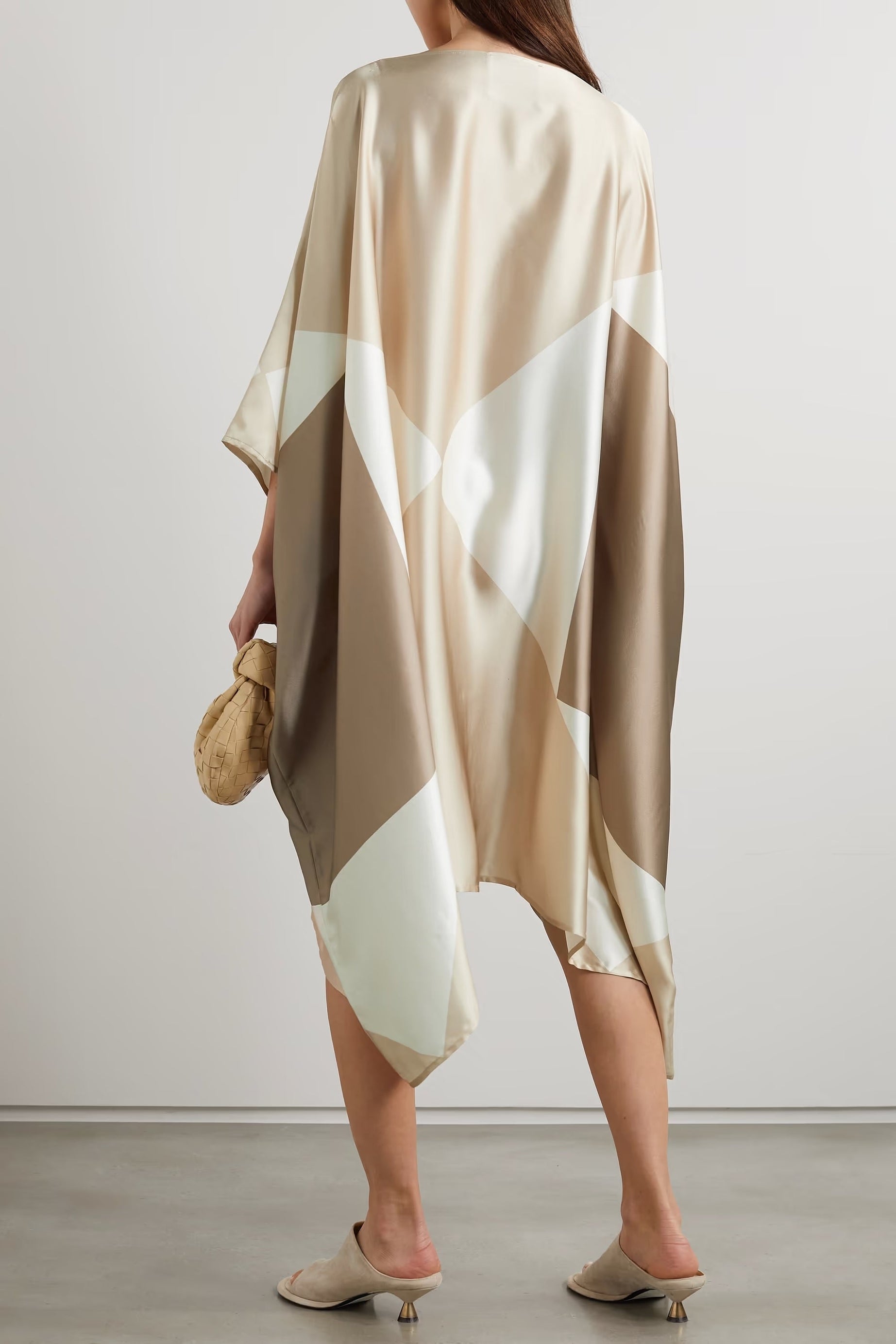 Soft Satin Silk Kaftan, Stylish & Casual Wear Caftan For Women's