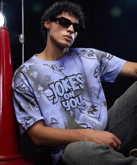 Joker Jokes On You Oversized T-Shirts