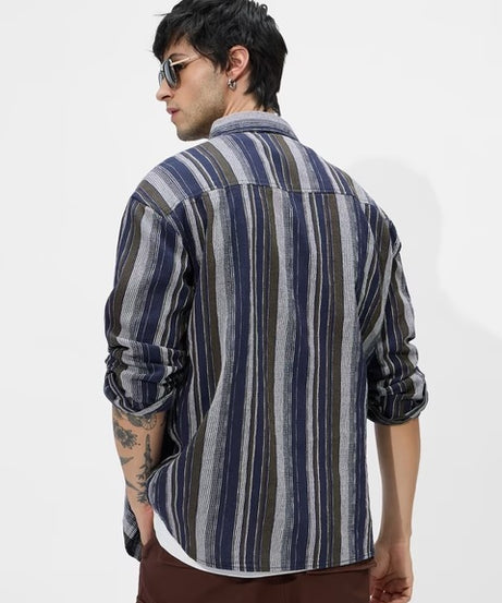 Blue Ridge Men Textured Shirts