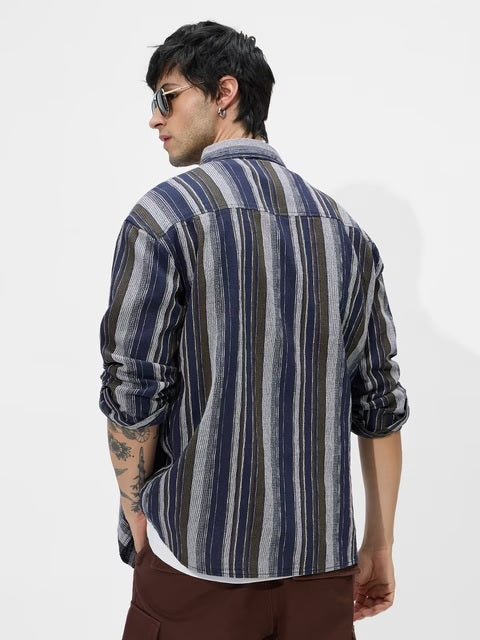 Blue Ridge Men Textured Shirts