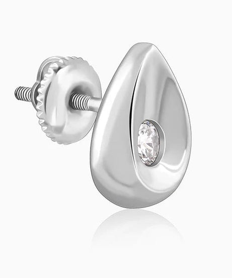 Silver Small Tear Drop Earrings