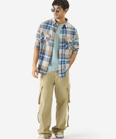 Plaid Corsair Men Utility Shirts