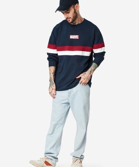 Marvel  Avengers Assemble Oversized Full Sleeve T-Shirts