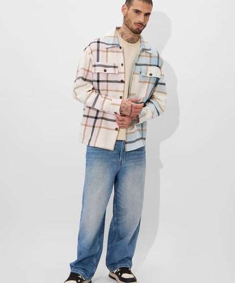 Blushing Skies Men Flannel Shackets