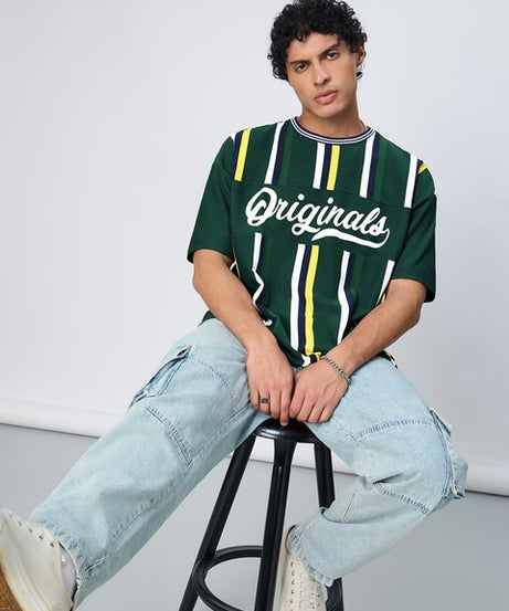 Stripes Pacific Oversized T-Shirts