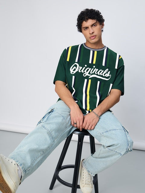 Stripes Pacific Oversized T-Shirts