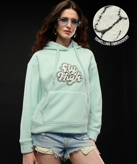 Fly High Women Oversized Hoodies