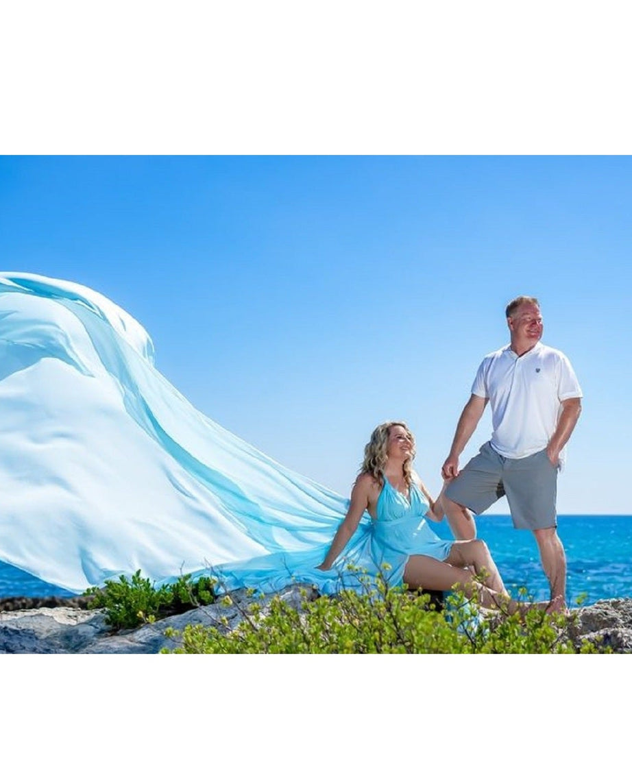 Long Flying Dress | Flying Dress for Photoshoot | Long Train Dress