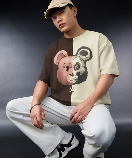 Ted The Stoner Split Oversized T-Shirts