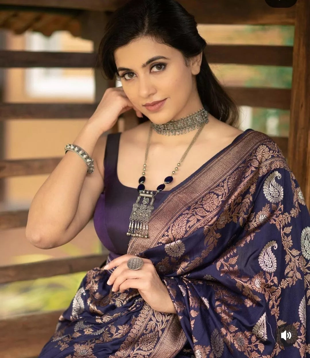 Classic Wear Soft Lichi Silk Saree,Party Wedding Indian Sari With Blouse