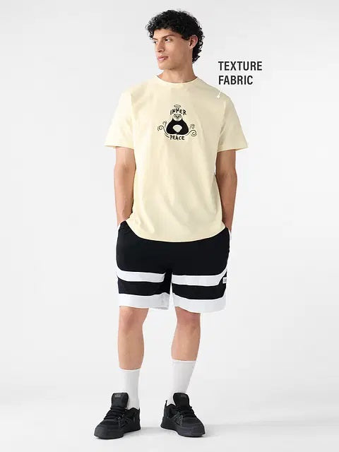 Textured Kung Fu Panda Peace T-Shirts