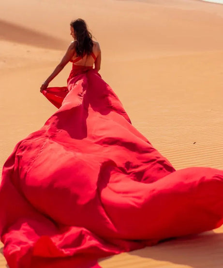 Flying Dress Yellow Long Flying Dress For Photoshoot