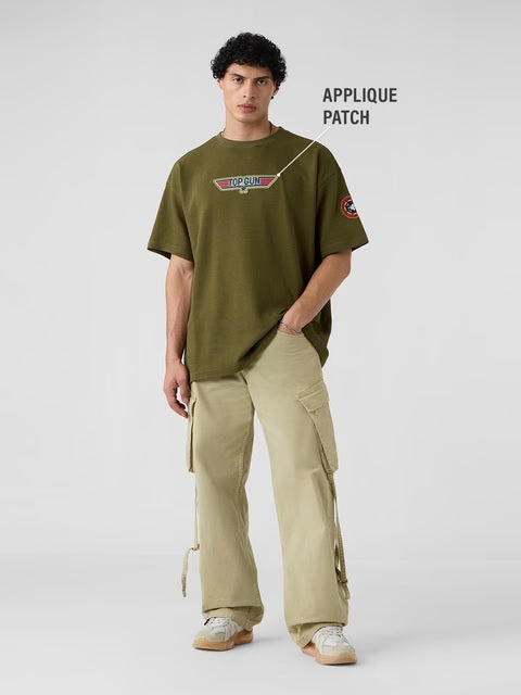 Top Gun Fighter Oversized T-Shirts