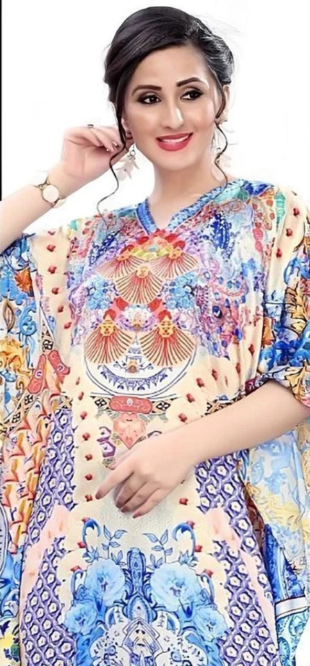 Kaftan Dress for Women Free size Bathing Suit Cover up Caftan Maxi Beach Dresses