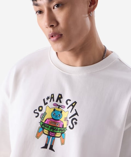 Solar Cats Oversized T-Shirts