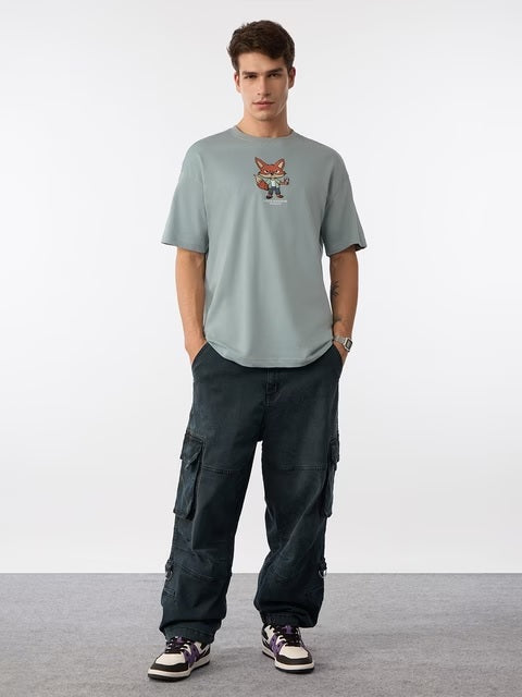 Oversized Hating Fox Oversized T-Shirts