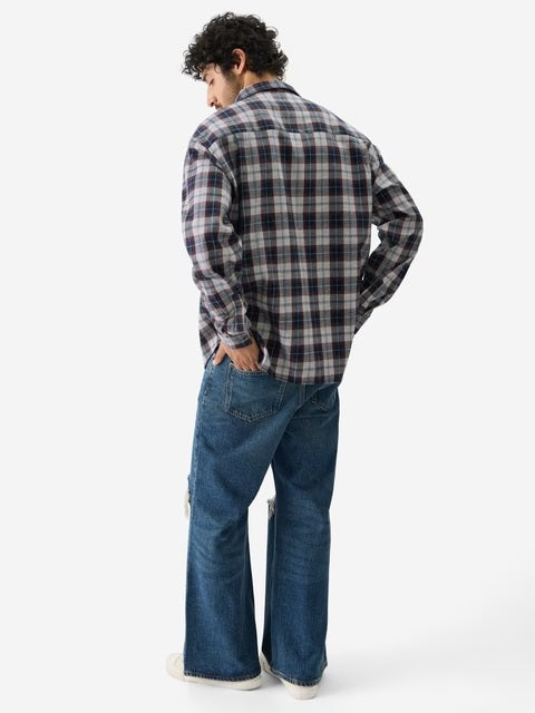 Plaid Insignia Men Textured Shirts