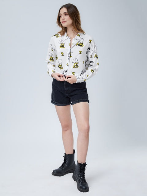 Peanuts Buddies Women Boxy Fit Shirts