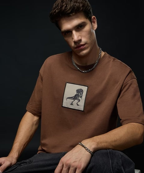 Jurassic World T-Rex Footprint Oversized T-Shirts