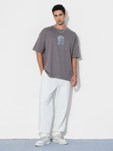 Faded Grey Oversized T-Shirts