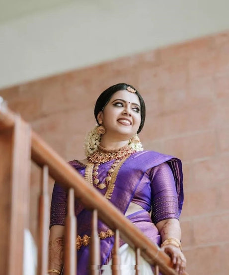 Banarasi Soft Silk Sari with Blouse