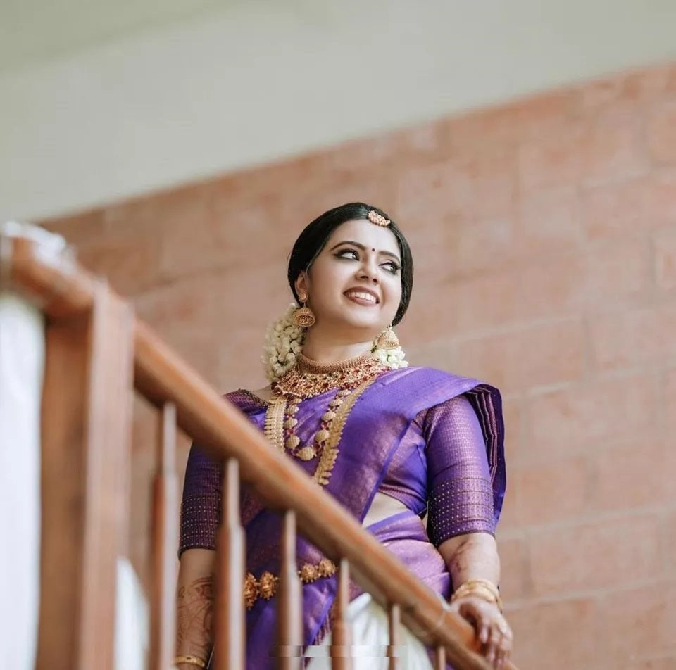 Banarasi Soft Silk Sari with Blouse