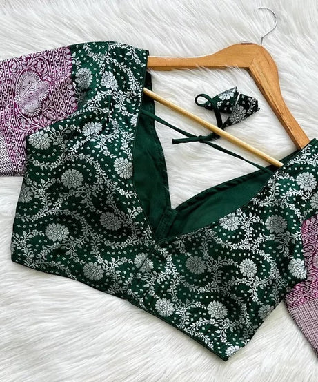 Ethnic Full Stitched Saree Blouse