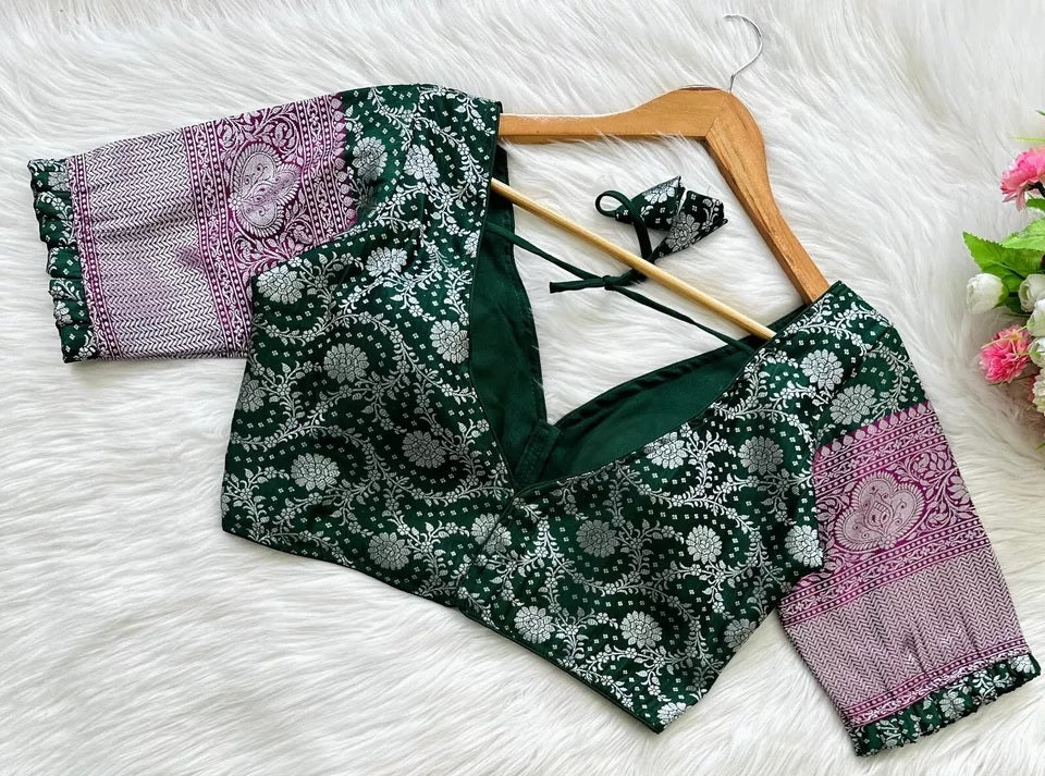 Ethnic Full Stitched Saree Blouse