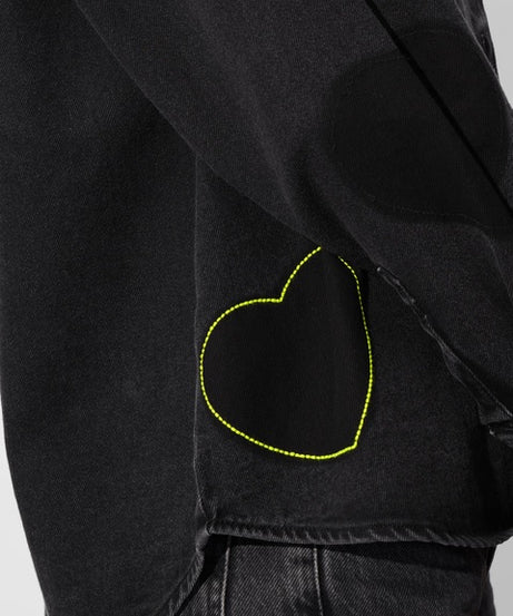 Denim Shacket  Charcoal Women Shackets