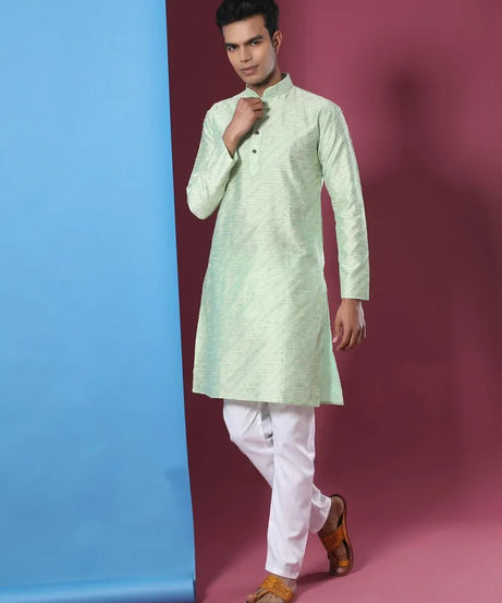 Men's Ethnic Wear Jacquard Kurta Pajama