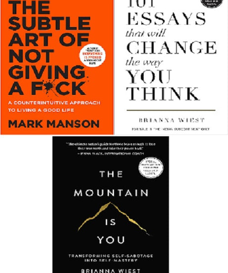 the mountain is you+101 essays that will+The Subtle Art - Paperback