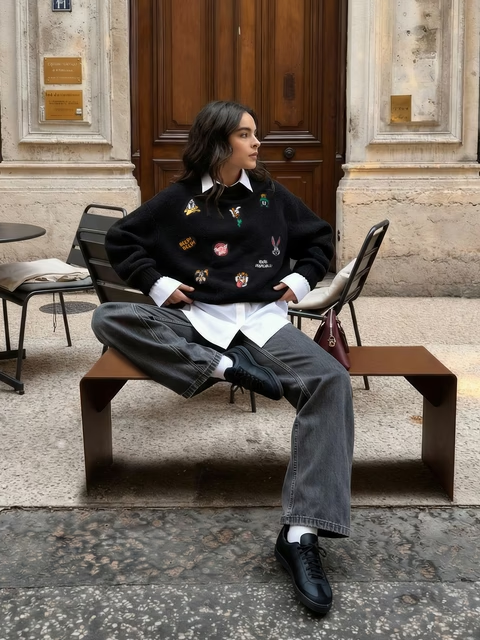 Looney Tunes Toon Chaos Women Oversized Sweatshirts