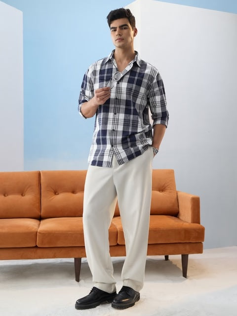Checks Riviera Cotton Linen Shirts