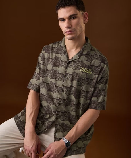 The Fall Of Shiganshina Oversized Shirts