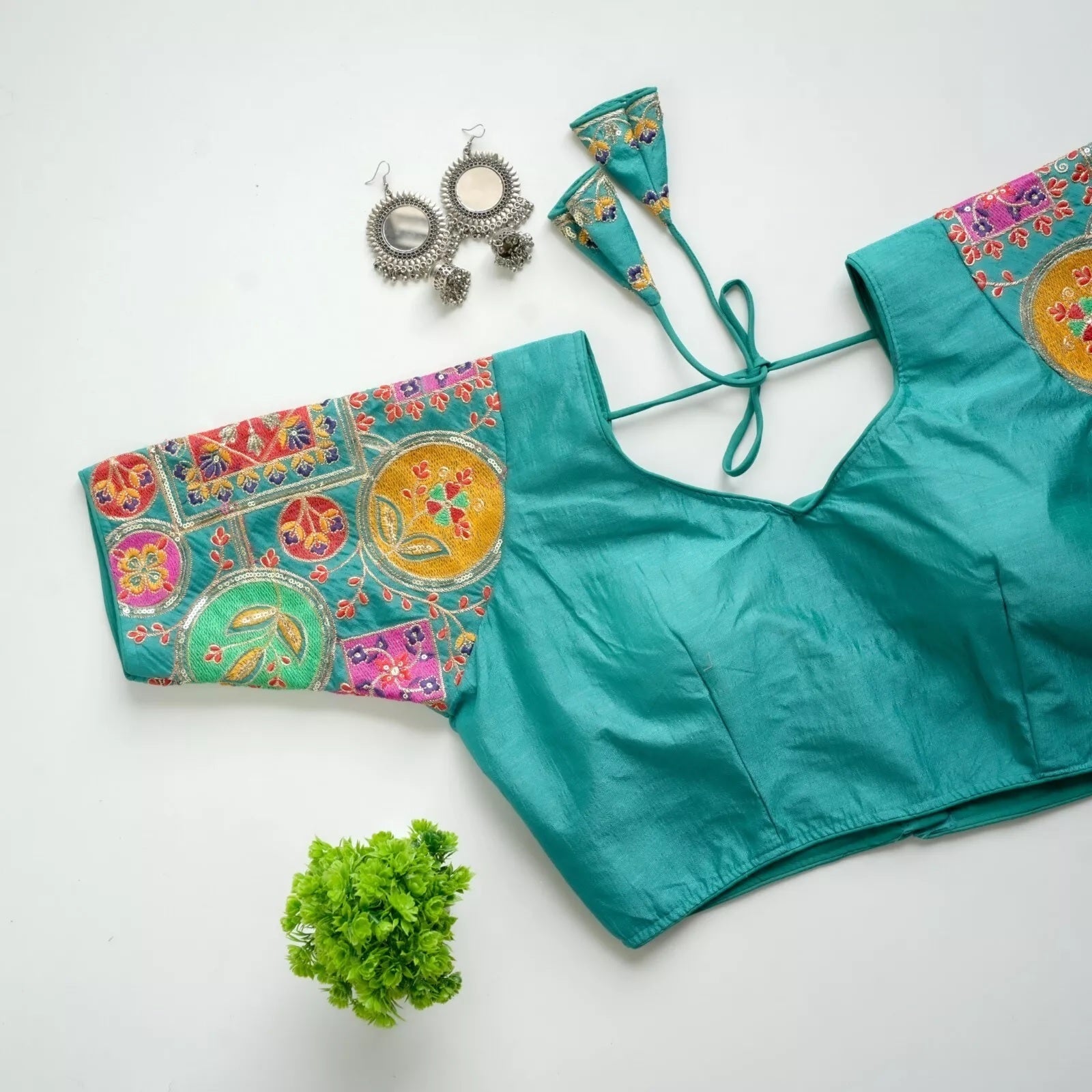 Silk Wedding Special Indian Bollywood Blouse & Choli