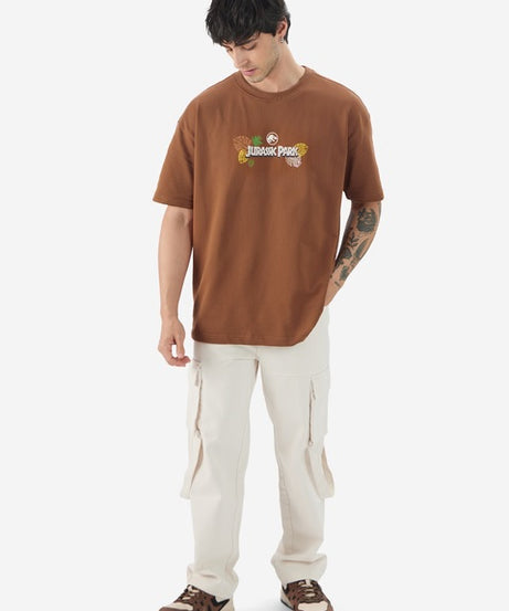 Jurassic Park Roaring Times Oversized T-Shirts