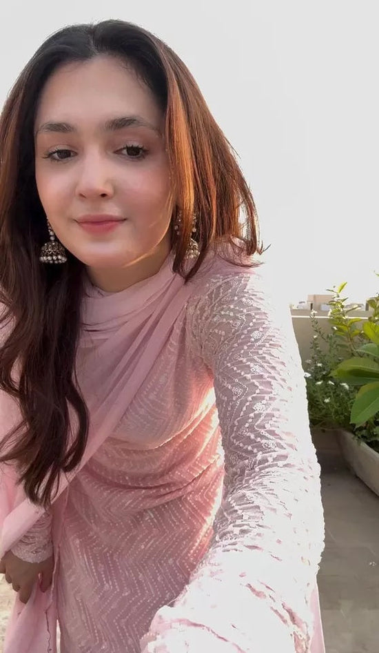 Full Stitched Faux Georgette Top Chudidar With Dupatta