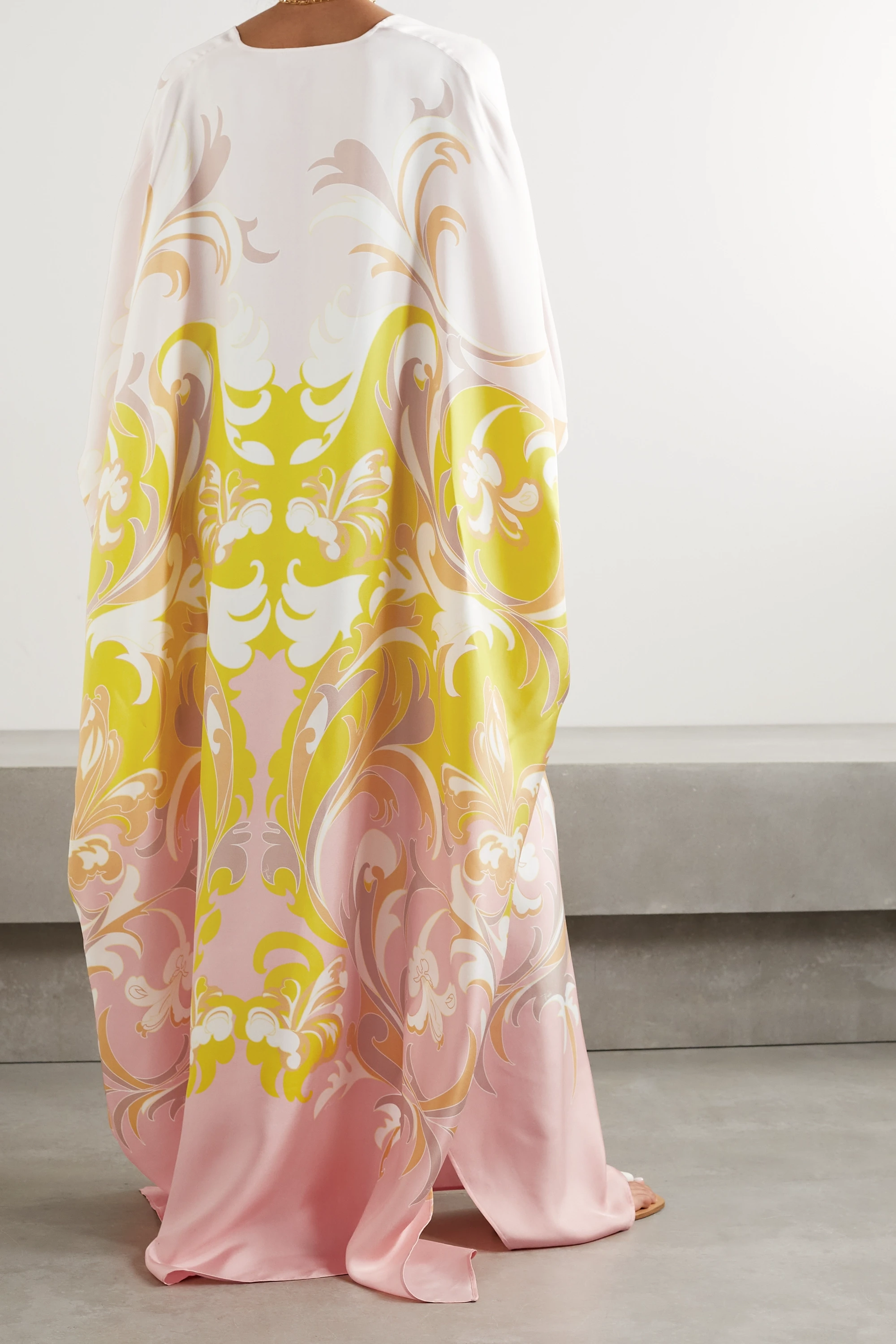 Soft Satin Silk Kaftan, Stylish Long Caftan For Women's