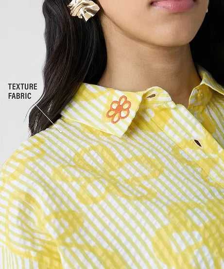 Hello Sunshine Women Boyfriend Shirt