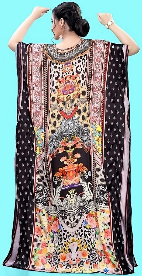 Caftan for Women Free Size Kaftan Beach Swimsuit Cover Up Maxi House Dresses