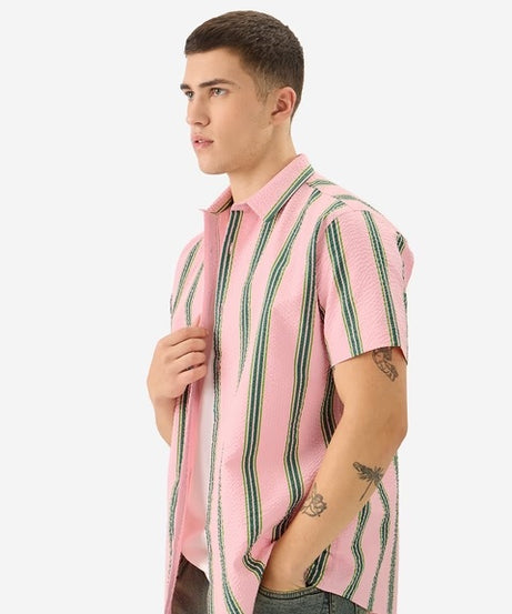 Azalea Men Textured Shirts