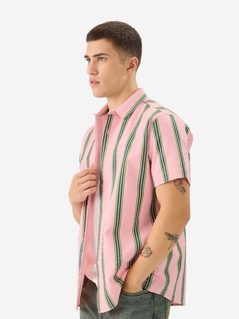 Azalea Men Textured Shirts