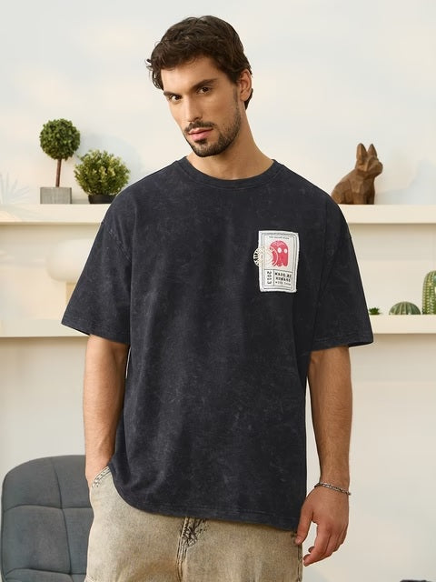 Spray Paint Oversized T-Shirts